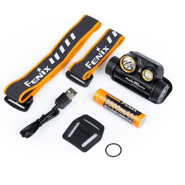 Fenix HM65R Superraptor 1400lm USB-C ladattava otsavalaisin